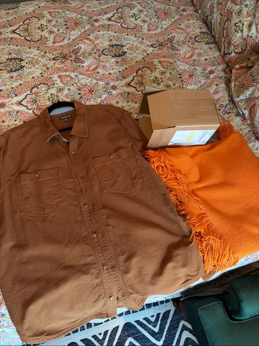 Toad&Co Warm Brown Long-Sleeve Shirt - Picture 9 of 9